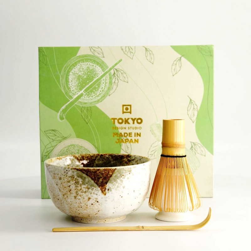 Set per tè Matcha giapponese fantasia Terra -Tokyo Design Studio - immagine 2